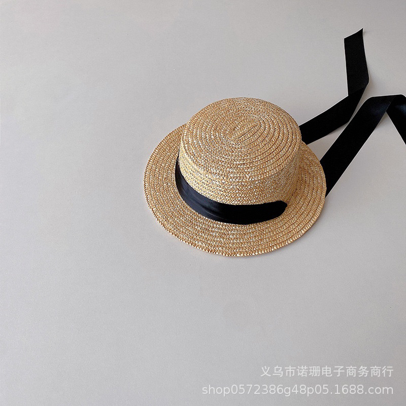 Nón / Mũ cói thắt nơ vành nhỏ cho bé và mẹ