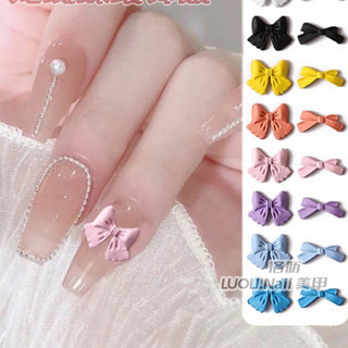 Charm nơ đủ màu đủ kiểu trang trí móng -charm nơ bán lẻ 1 cái
