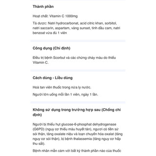 (Chính hãng) Vitamin C 1000mg của OPC
