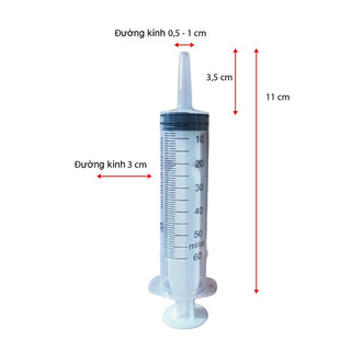 Combo 10 ống bơm cho ăn VINAHANKOOK 50ml