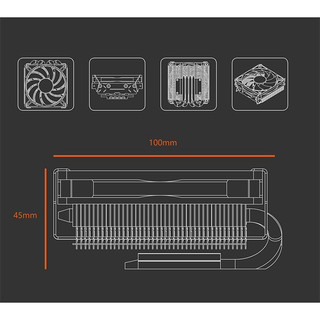[ITX Gear] - Bộ quạt tản nhiệt CPU ID-Cooling IS-40X