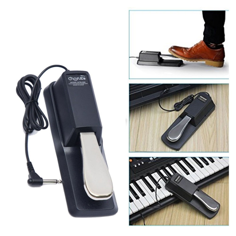 Chân Đạp Pedal Sustain Cherub WTB-005 Cho đàn Piano,Electric Keyboards , Trống Điện