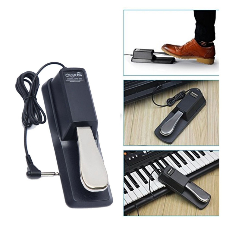 Chân Đạp Pedal Sustain Cherub WTB-005 Cho đàn Piano,Electric Keyboards (Organ), Trống Điện