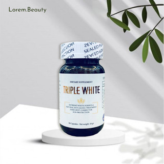 Viên uống trắng da Triple White - Viên uống Glutathion 1200mg, trắng da, mờ nám