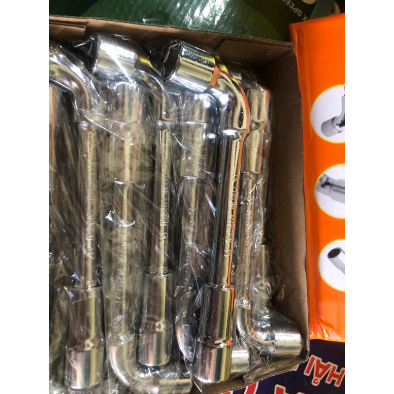 Tay điếu cần điếu chữ  L 8-19mm Khoá ống điếu 2 đầu