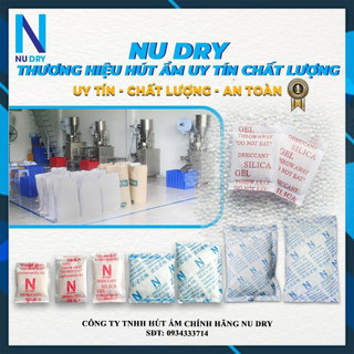 Gói Hút Ẩm 1KG quy cách 10/20/50/100/200/500/1000gram Silicagel - hạt hút ẩm quần áo giày dép máy ảnh Nudry