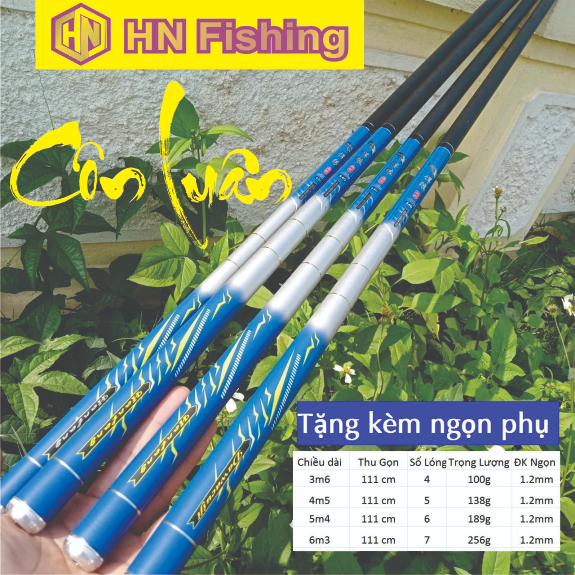 Cần câu tay Côn Luân 5H 28i. Cần câu đơn câu đài giá rẻ chuyên gẩy rô diếc, tải cá 1-4Kg. Đồ Câu Hoàng Nam