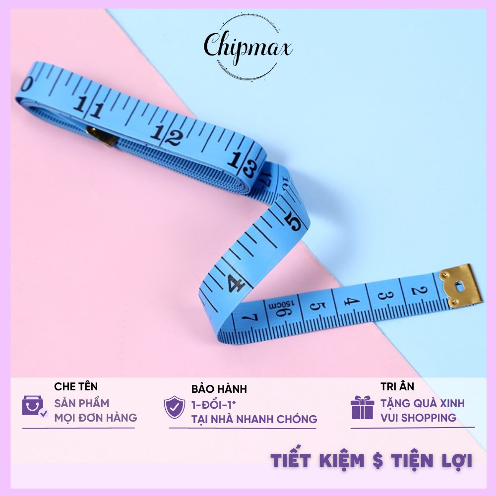 Thước Dây May Đồ Thước Vải Mềm Đo 3 Vòng 150cm Loại Bọc Thép 2 Đầu Và Không Bọc Thép 2 Đầu Chắc Chắn