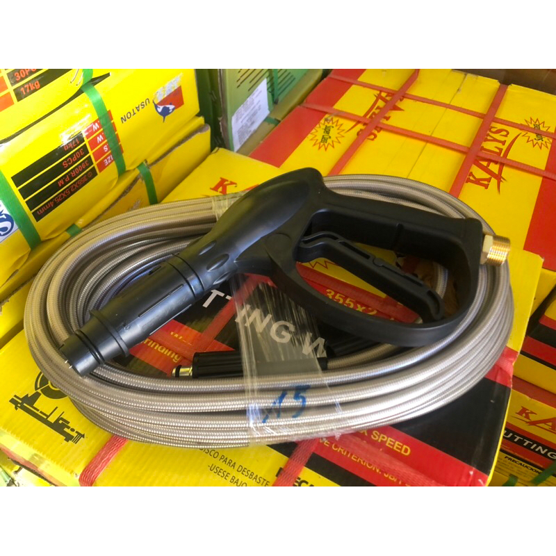 Súng rửa xe súng xịt áp lực cao ren 22mm lắp máy rửa xe gia đình