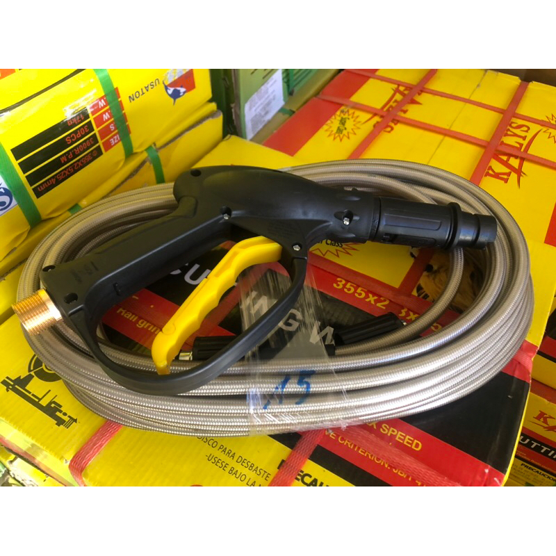 Súng rửa xe súng xịt áp lực cao ren 22mm lắp máy rửa xe gia đình