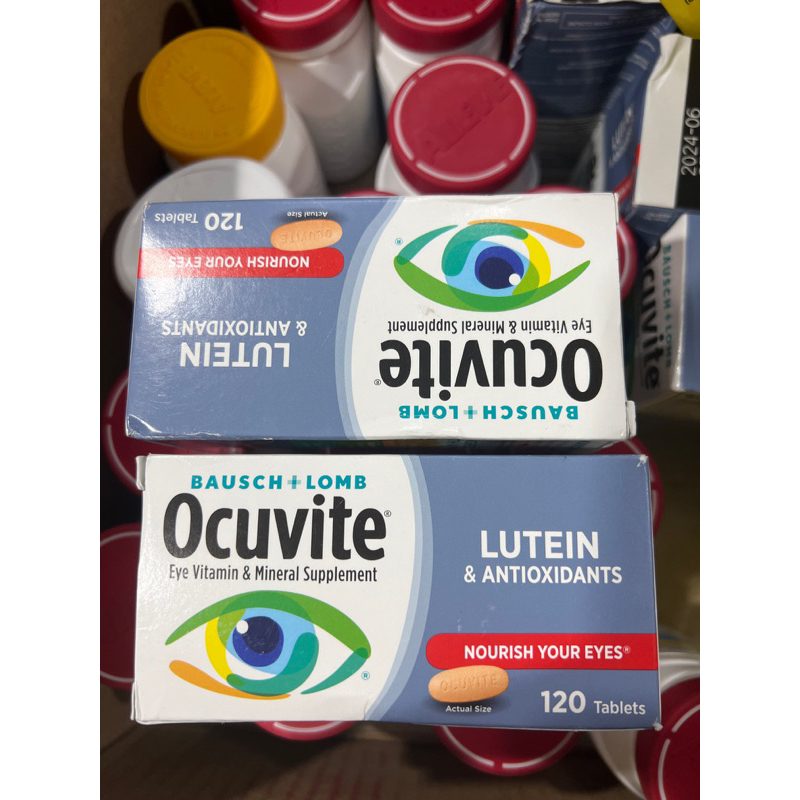 Viên Uống Bổ Mắt Ocuvite Lutein 120 viên của Mỹ dành cho người dưới 50 tuổi Hàng Mỹ