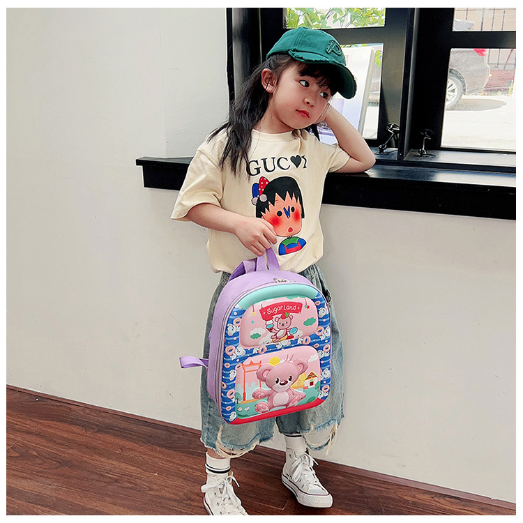 L19 BaLo Cho Bé 2-5 Tuổi Họa Tiết Hoạt Hình 3D Thời Trang Dành Cho Trẻ Em Mẫu Giáo