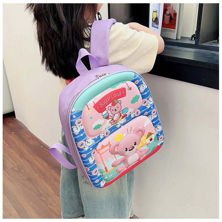 L19 BaLo Cho Bé 2-5 Tuổi Họa Tiết Hoạt Hình 3D Thời Trang Dành Cho Trẻ Em Mẫu Giáo