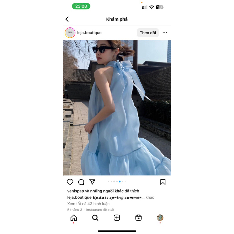 Đầm Tơ Sát Nách Cổ Yếm Hai Lớp Thắt Nơ Mã T147