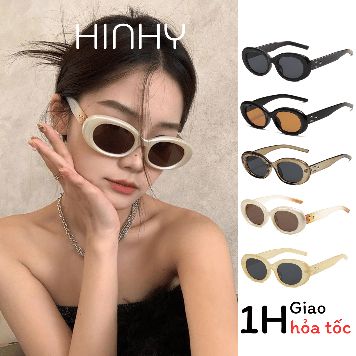 Chống UV400 Thời Trang Nam Nữ Hàn Quốc Sang Chảnh