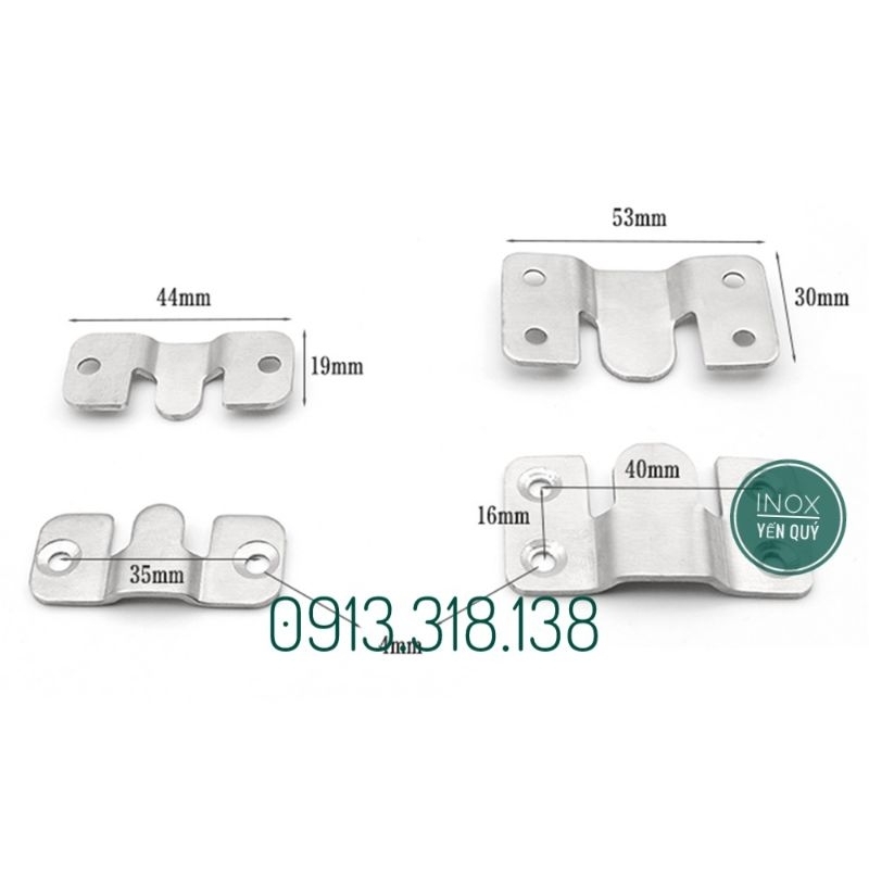 1 đôi bass treo tranh / 1 cặp pass treo tranh chữ M