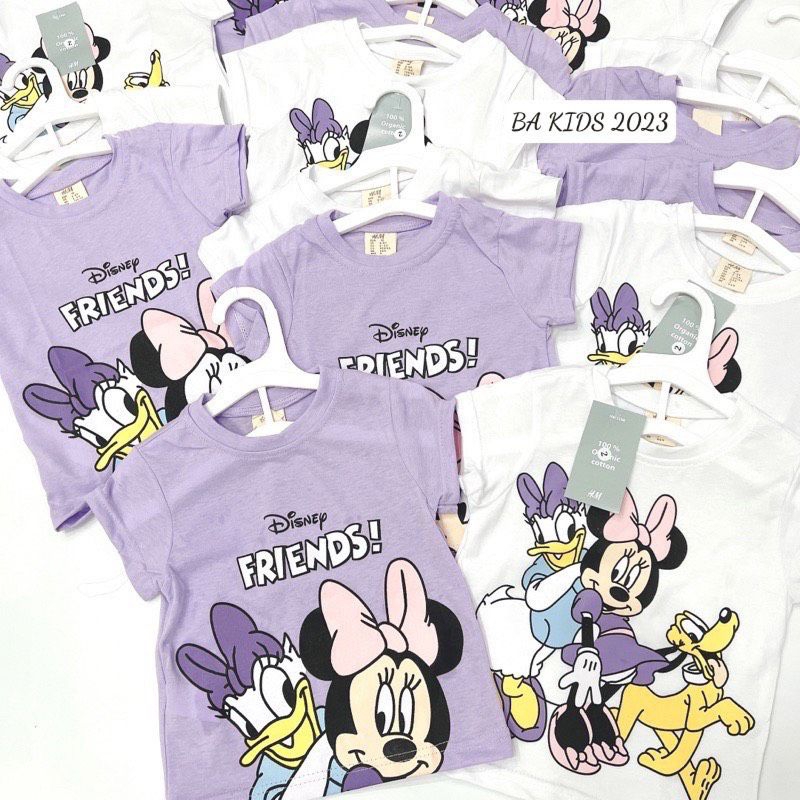 Combo 2 áo mickey Donald cực xinh cho bé gái