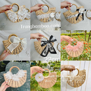 Túi xách mây tre đan, beach bag, Environmental friendliness, thân thiện với môi trường