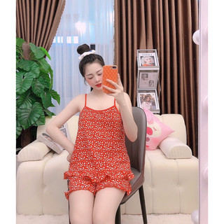 (Size 1< 57kg) ĐỒ BỘ 2 DÂY LỤA MẶC NHÀ SIÊU RẺ ĐẸP