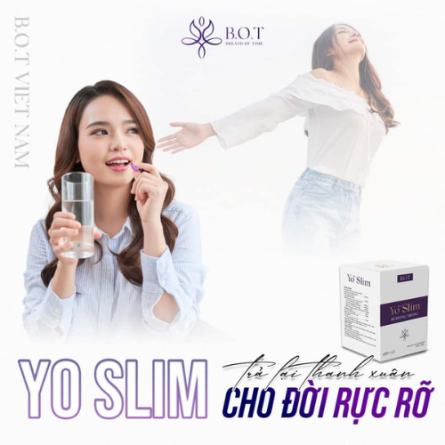 Giảm cân Yo Slim tặng kèm hộp dưỡng chất hàng chính hãng hộp 30 viên