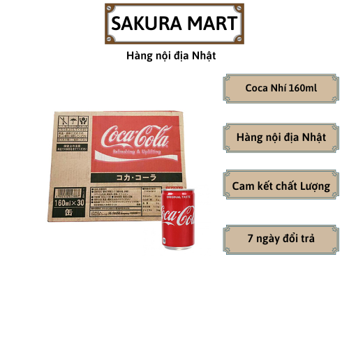 [ Hàng nội địa Nhật ]  Coca Nhật Bản phiên bản mini 160ml