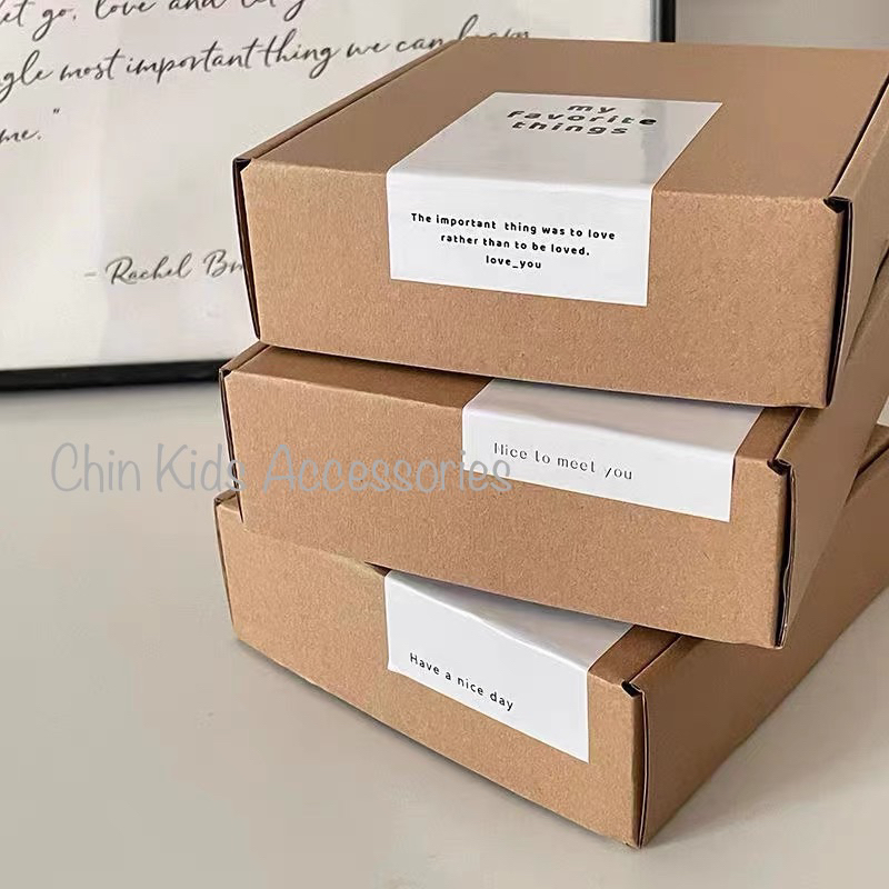 Đóng hộp sản phẩm làm quà tặng, ghi chú đánh máy, note lời chúc theo yêu cầu