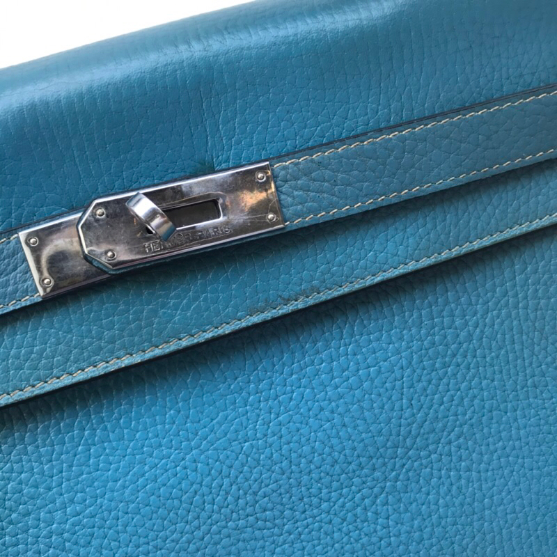 Túi Hm xanh bảng khâu tay s30 cm