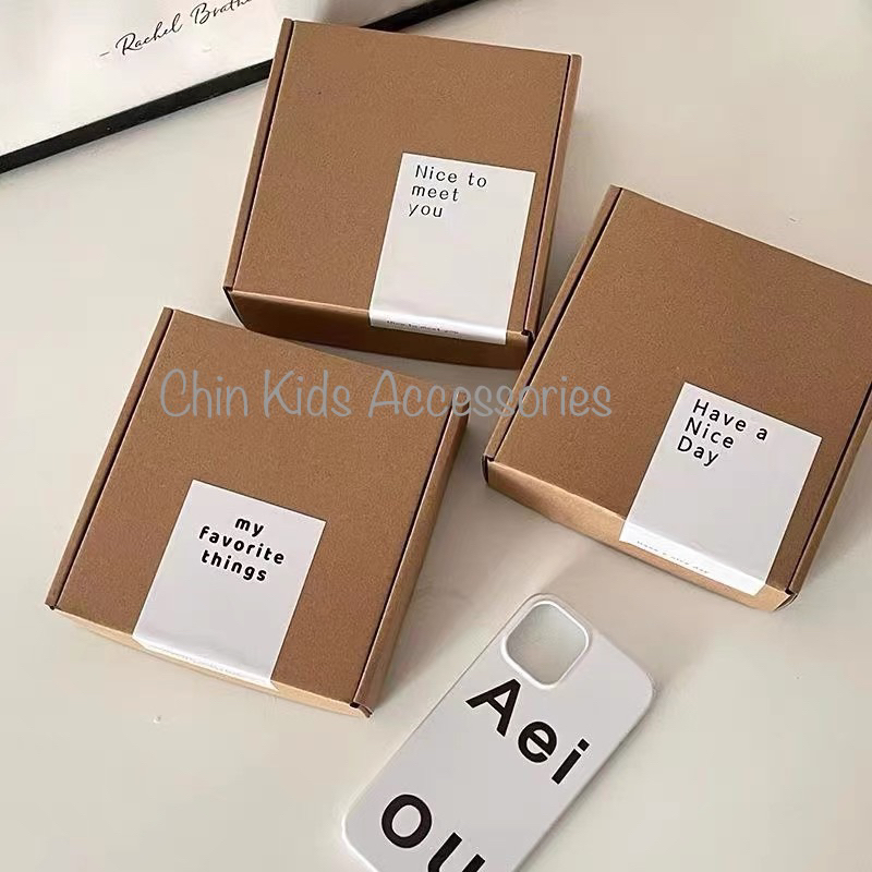 Đóng hộp sản phẩm làm quà tặng, ghi chú đánh máy, note lời chúc theo yêu cầu