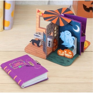 - Mô Hình Cuốn Sách Halloween House