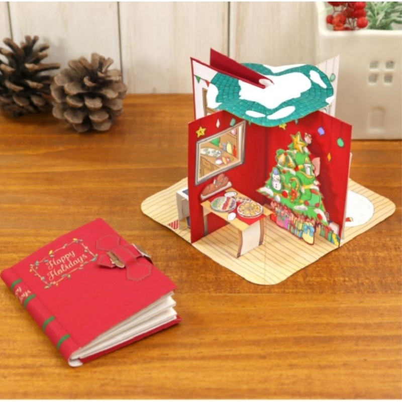 - Mô Hình Cuốn Sách Christmas House