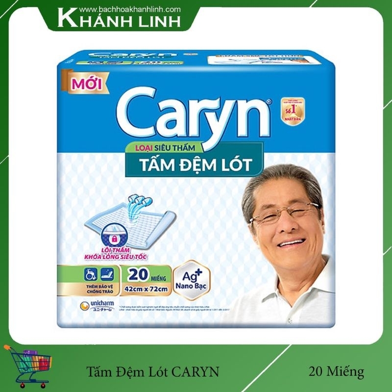 《HCM》Tấm đệm lót Caryn người già , có thể dùng lót sản dịch cho phụ nữ sau sinh L10 / L20 ( hsd : 2025 - 2026)