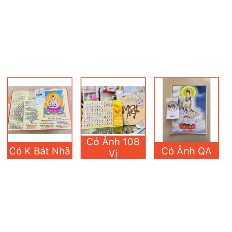 Quà tặng gieo duyên CDB (3 mẫu)