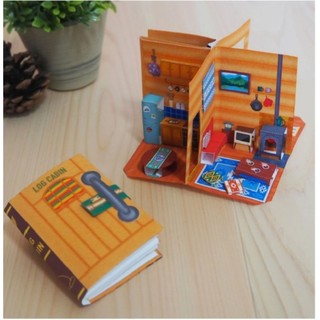 - mô hình cuốn sách orange house