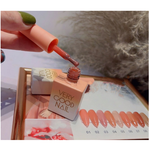 Set Sơn Thạch Very Good Nail 9 màu tặng bảng màu siêu đẹp