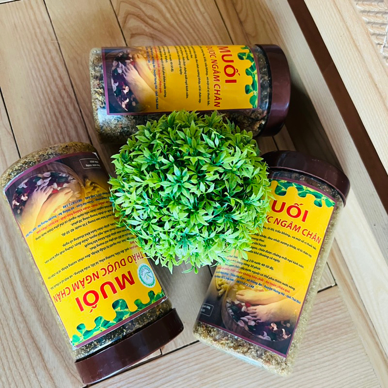 MUỐI THẢO DƯỢC NGÂM CHÂN - Hũ lớn 1kg