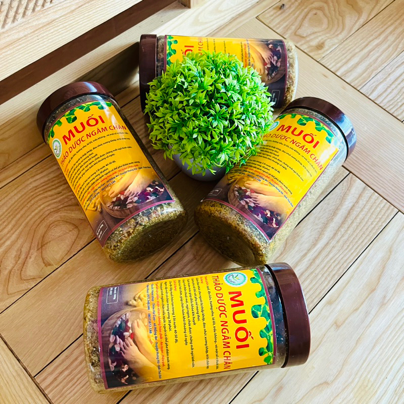 MUỐI THẢO DƯỢC NGÂM CHÂN - Hũ lớn 1kg