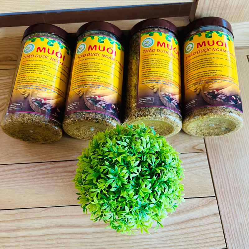 MUỐI THẢO DƯỢC NGÂM CHÂN - Hũ lớn 1kg