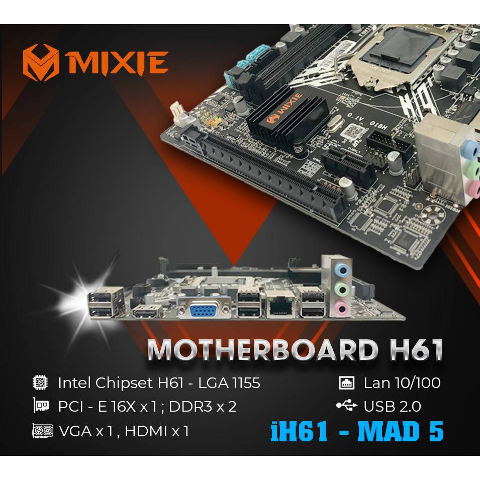 Main Máy Tính Mixie H61