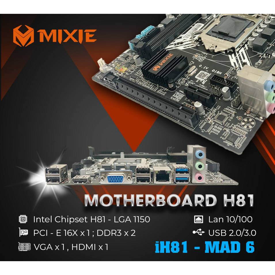 Main Máy Tính Mixie H81 - BH 3 năm