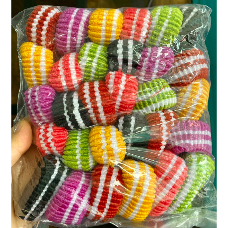 🍓 Combo Sỉ- 50 Sợi Dây Cột Tóc Len NHiều Màu (Bản 2,5cm)