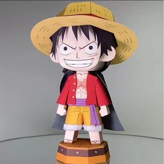 - mô hình giấy anime chibi monkey d. luffy