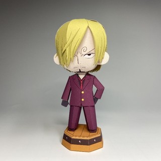 - mô hình giấy anime chibi sanji