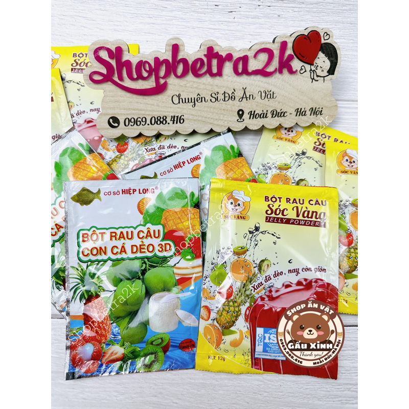 Bột làm thạch rau câu Dẻo|Giòn