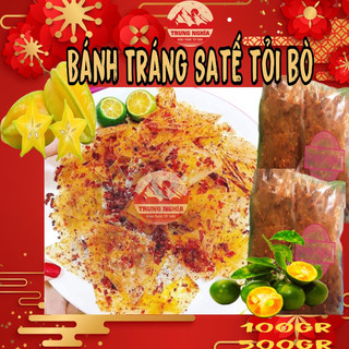   500g  Bánh Tráng Tỏi Bò Cay Siêu Ngon TRUNG NGHĨA 