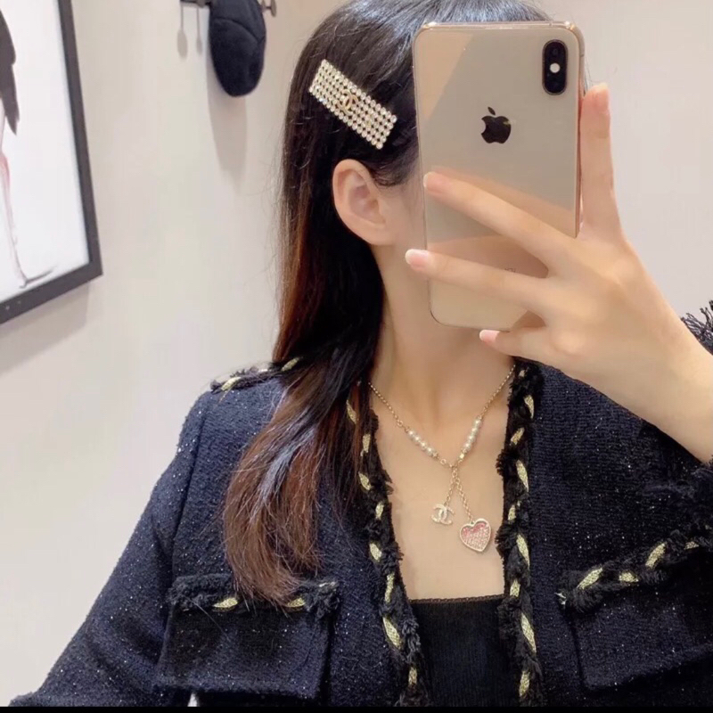 Kẹp tóc mái siêu cấp logo sắc nét kiểu dáng đẹp sang