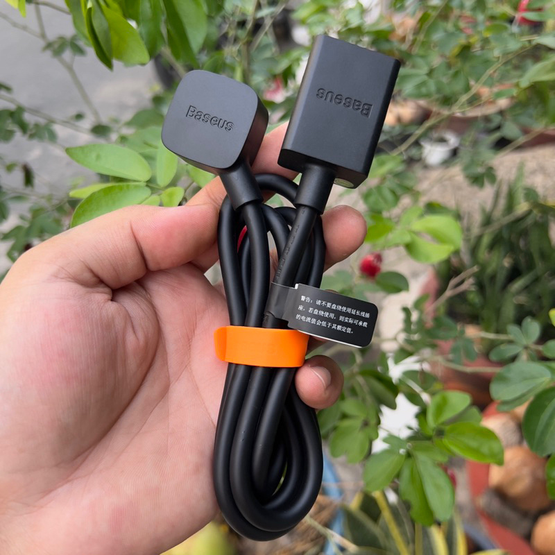 Dây cắm AC nối dài chính hãng BASEUS,công suất 2500W