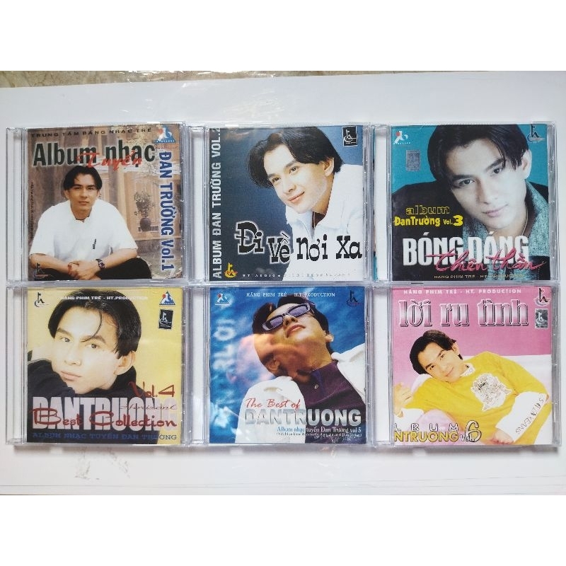 Bộ 6 cd Đan Trường phôi phono