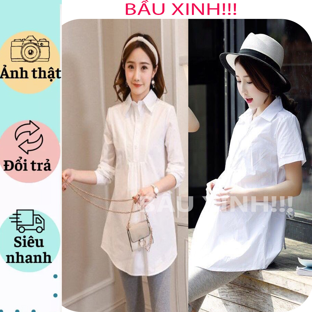 ÁO BẦU CÔNG SỞ MÙA HÈ-ÁO BẦU THIẾT KẾ BABAYDOLL CỔ SƠMI SANG CHẢNHVẢI THÔ MỀM MÁT LỊCH SỰ