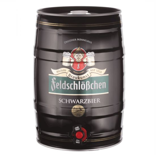 Bia Feldschlobchen Schwarzebier 5% – Bom 5 Lít