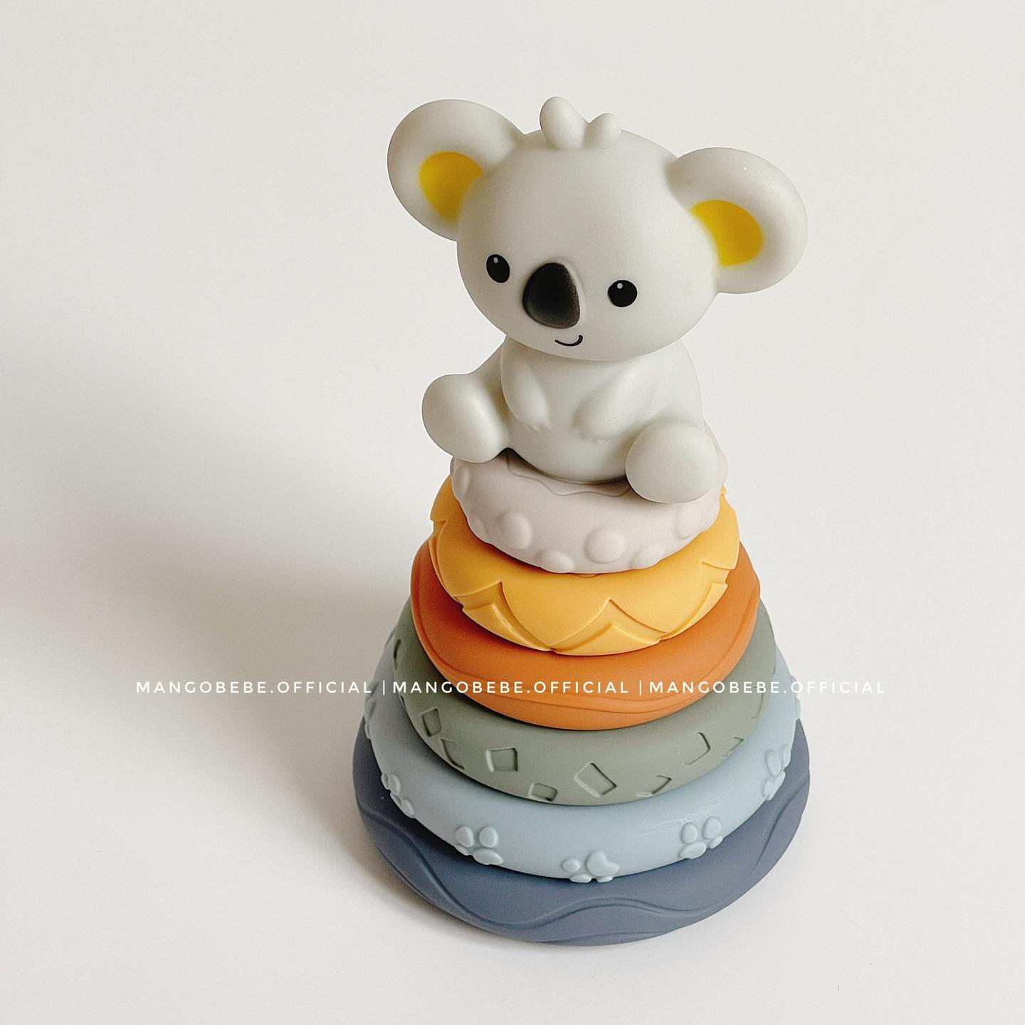 Khối Xếp Hình Stacked Circle Konigkids Cho Bé